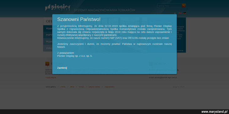 PIONIER NIERUCHOMOŚCI SP Z O O