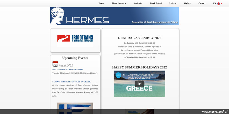 HERMES STOWARZYSZENIE GRECKICH PRZEDSIĘBIORCÓW W POLSCE
