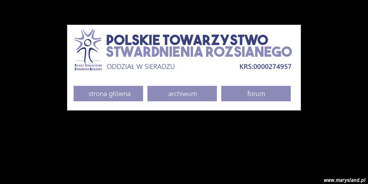 POLSKIE TOWARZYSTWO STWARDNIENIA ROZSIANEGO ODDZIAŁ W SIERADZU